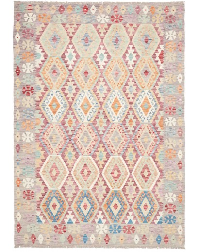 Tappeto Kilim Afghanistan bianco 178x253