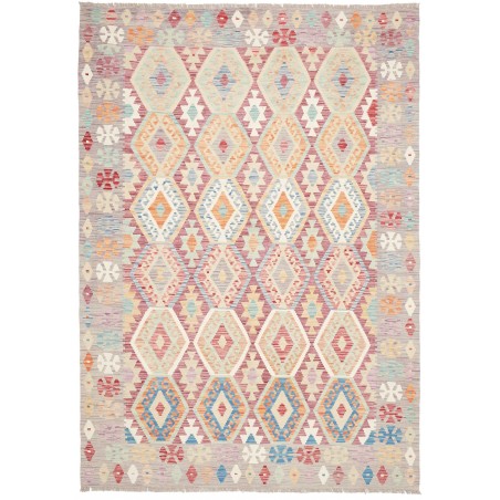 Tappeto Kilim Afghanistan bianco 178x253