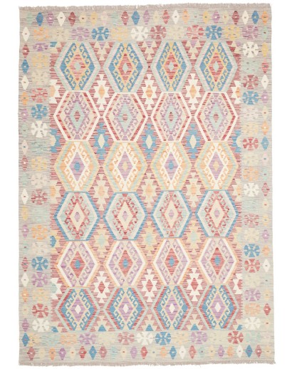 Tappeto Kilim Afghanistan bianco 180x250