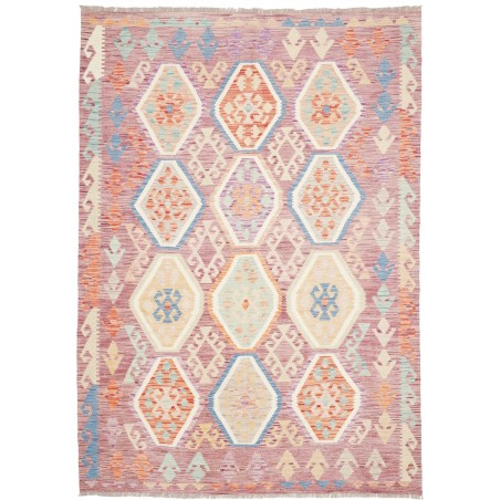 Tappeto Kilim Afghanistan beige giallo 173x248