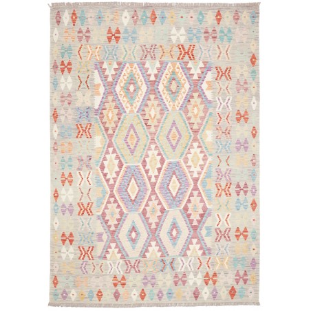 Tappeto Kilim Afghanistan bianco 177x247
