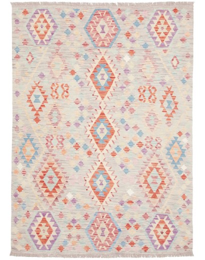 Tappeto Kilim Afghanistan bianco 150x208