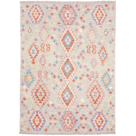 Tappeto Kilim Afghanistan bianco 150x208