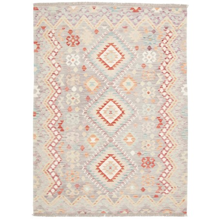 Tappeto Kilim Afghanistan bianco 154x207