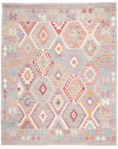 Tappeto Kilim Afghanistan beige marrone 157x191