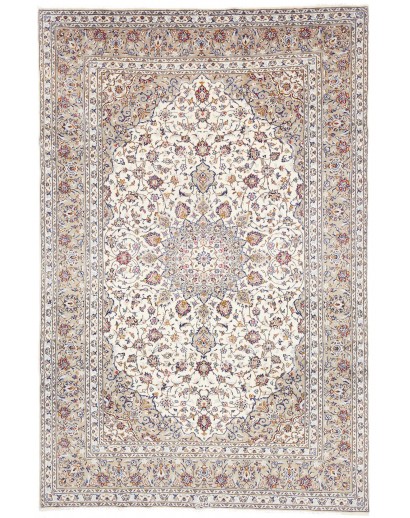 Tappeto Kashan Persia bianco 197x303