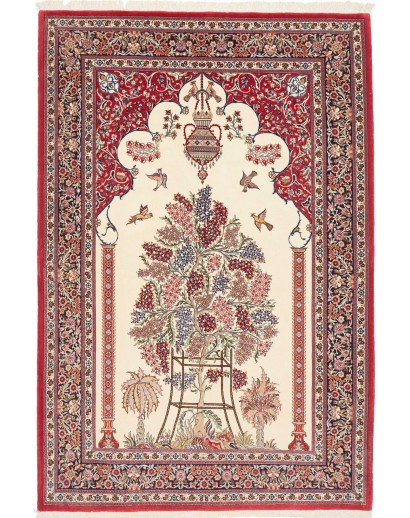 Tappeto Ilaam Persia giallo marrone 136x204