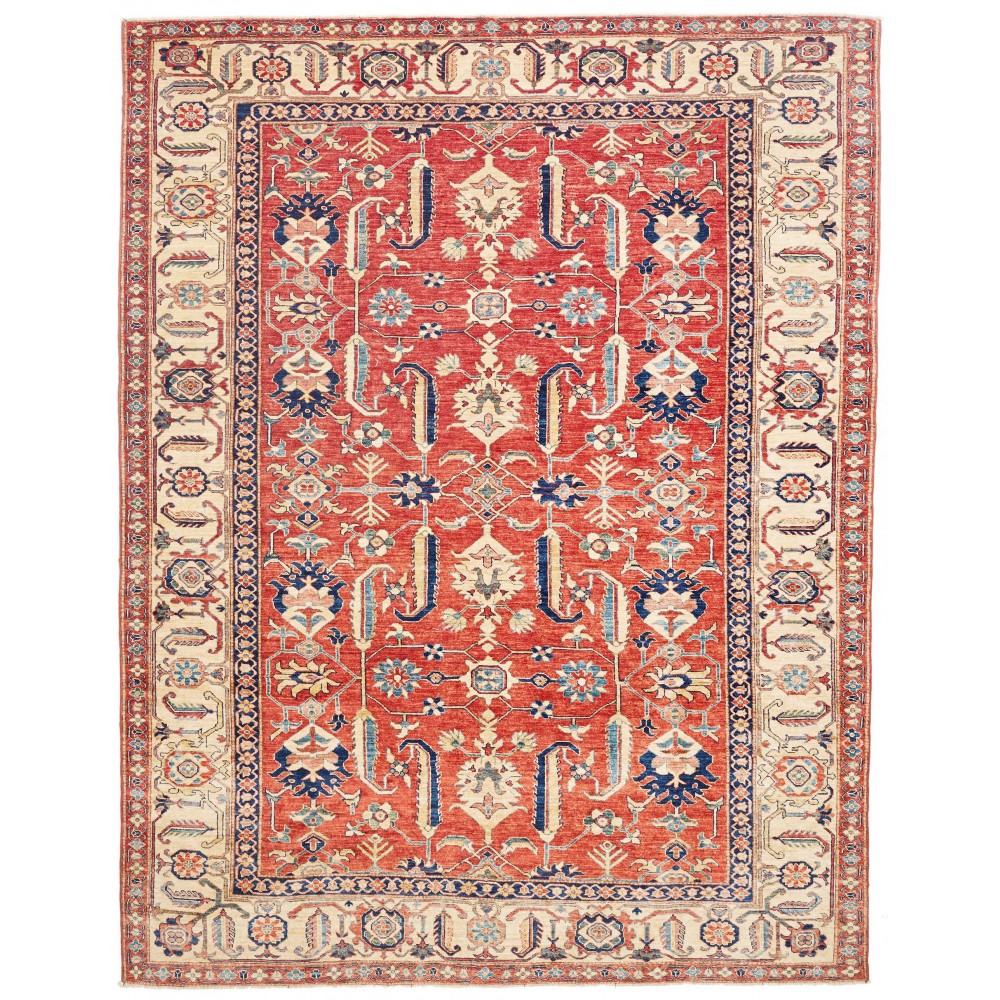 Tappeto Kazak Fine Pakistan marrone rosso 248x322
