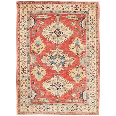 Tappeto Kazak Fine Pakistan marrone giallo 171x239