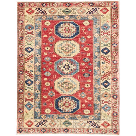 Tappeto Kazak Fine Pakistan marrone grigio 148x191
