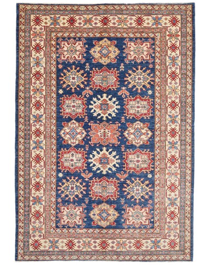 Tappeto Kazak Fine Pakistan marrone grigio 172x247