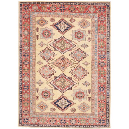 Tappeto Kazak Fine Pakistan marrone grigio 168x233
