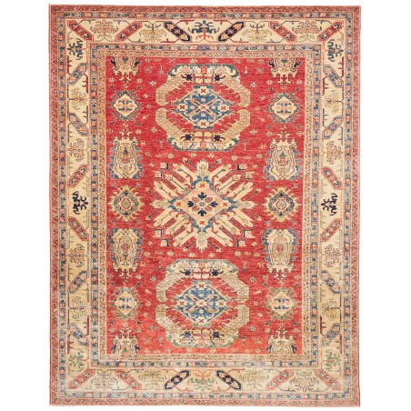 Tappeto Kazak Fine Pakistan marrone grigio 240x314
