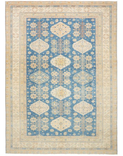 Tappeto Kazak Fine Pakistan beige giallo 308x424