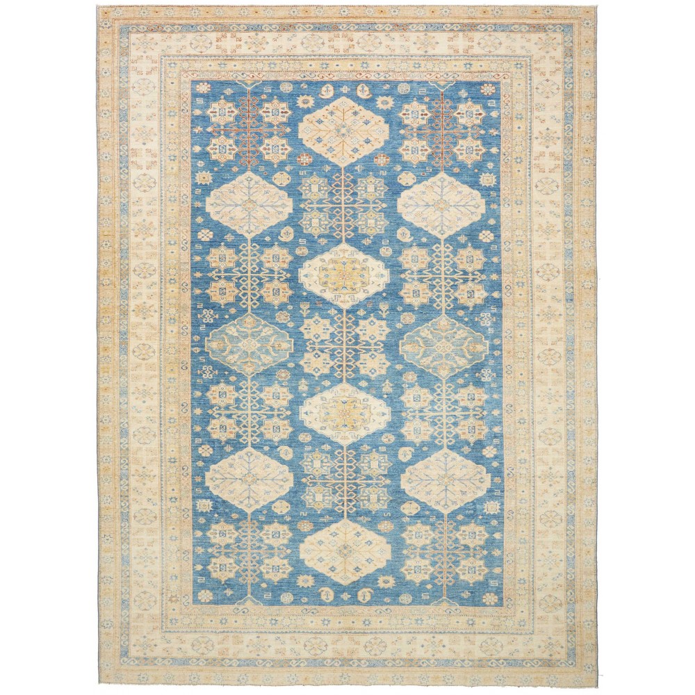 Tappeto Kazak Fine Pakistan beige giallo 308x424