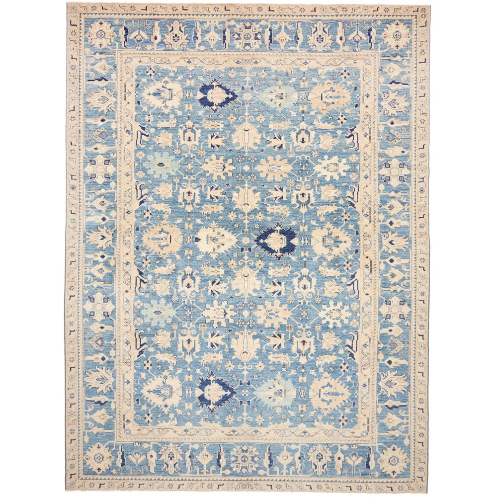 Tappeto Kazak Fine Pakistan beige grigio 267x367