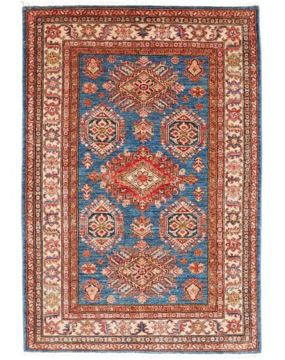 Tappeto Kazak Fine Pakistan marrone giallo 118x178