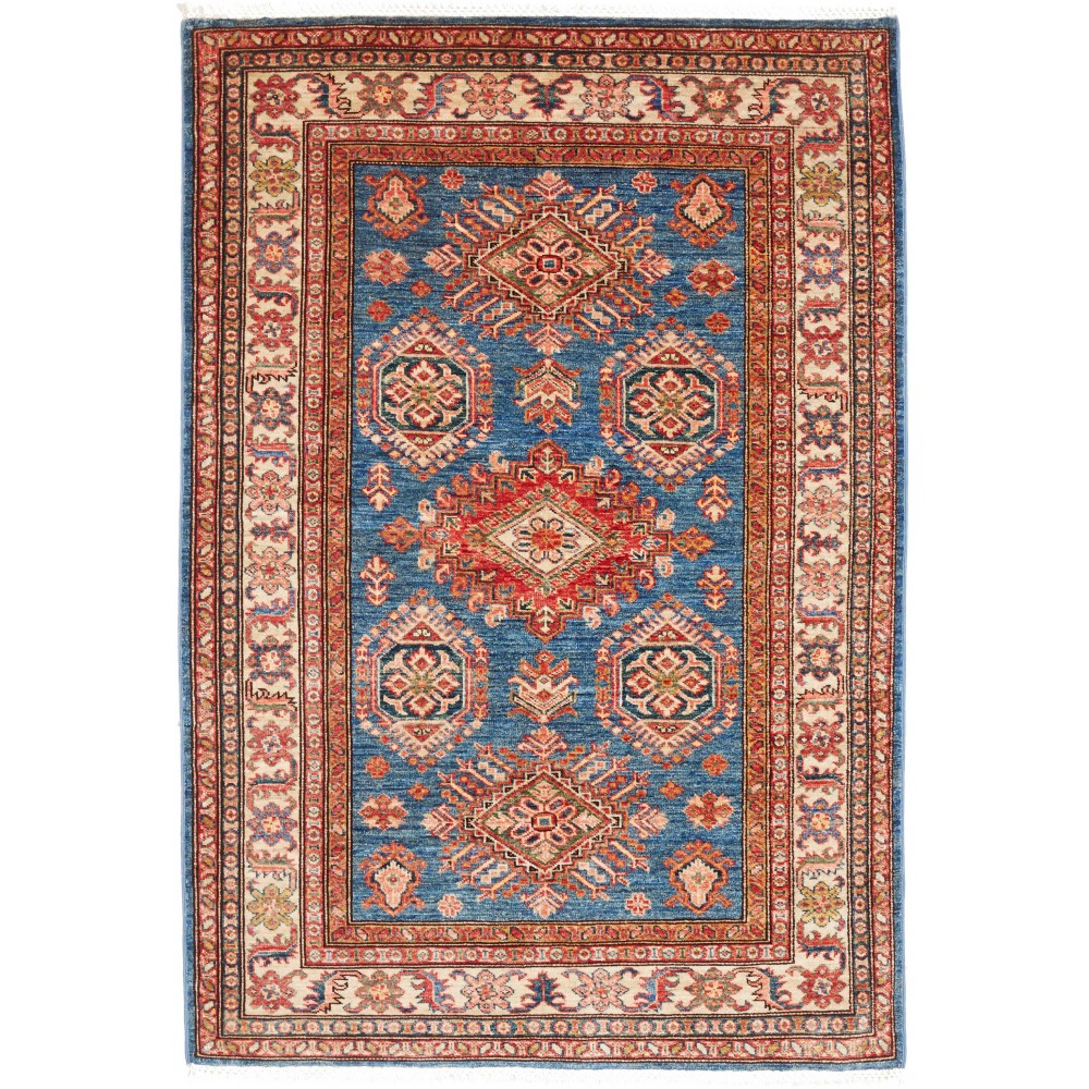 Tappeto Kazak Fine Pakistan marrone giallo 118x178