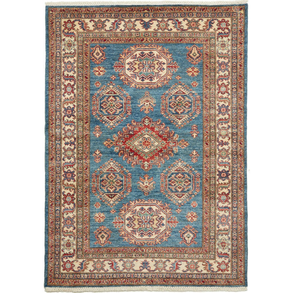Tappeto Kazak Fine Pakistan bianco marrone 121x170