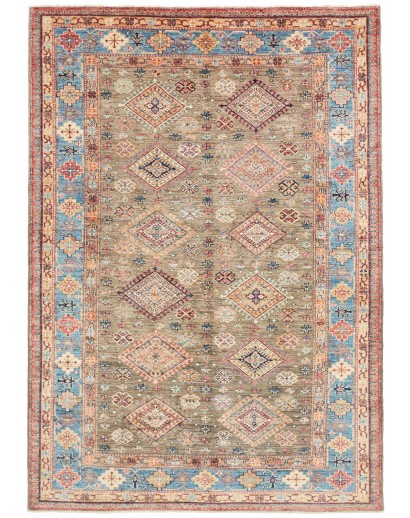 Tappeto Kazak Fine Pakistan marrone 168x237