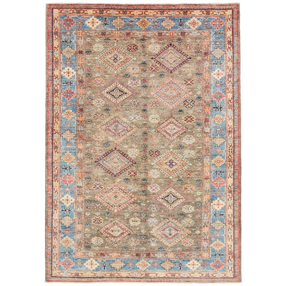 Tappeto Kazak Fine Pakistan marrone 168x237