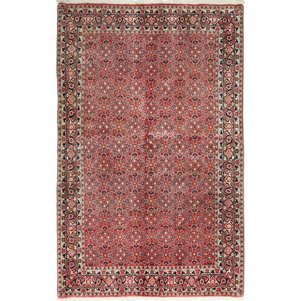 Tappeto Bidjar Persia rosso grigio 130x205 Tappeto Bidjar Persia rosso grigio 130x205