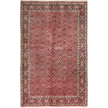 Tappeto Bidjar Persia rosso grigio 130x205