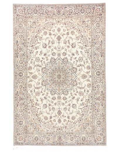 Tappeto Nain 6La Persia bianco azzurro 160x245