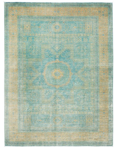 Tappeto Mamlouk Pakistan azzurro marrone 267x358