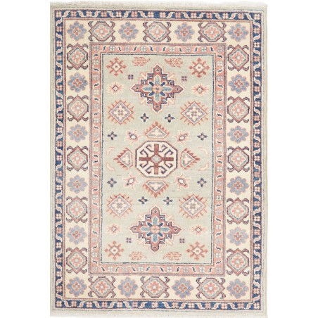 Tappeto Kazak Afghanistan bianco marrone 84x121