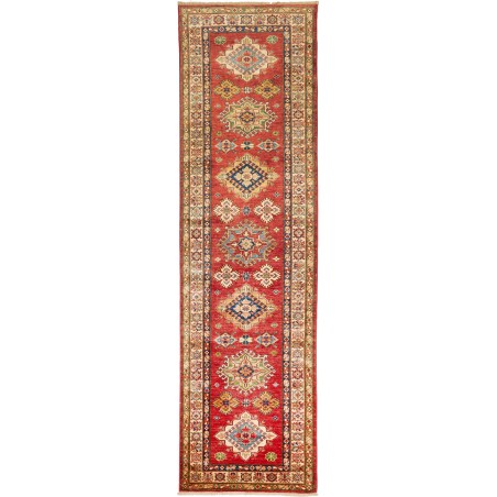 Tappeto Kazak Fine Pakistan rosso giallo 83x306