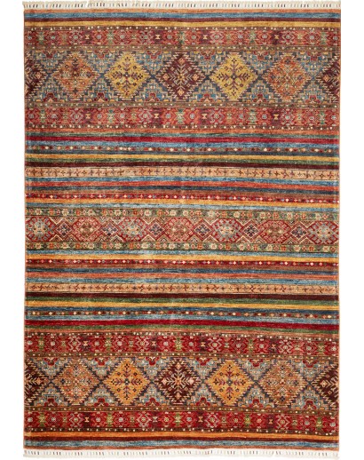 Tappeto Samarkand Pakistan marrone grigio 179x249