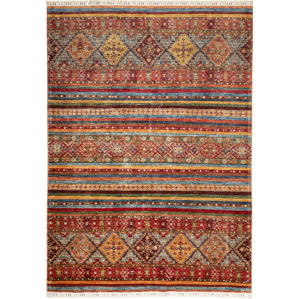 Tappeto Samarkand Pakistan marrone grigio 179x249
