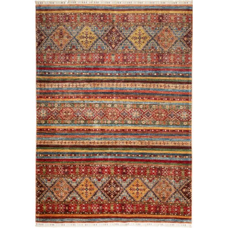 Tappeto Samarkand Pakistan marrone grigio 179x249