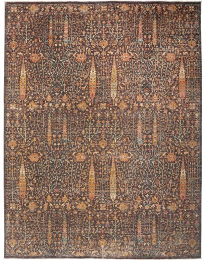 Tappeto Shahi Fine Pakistan azzurro verde 279x366