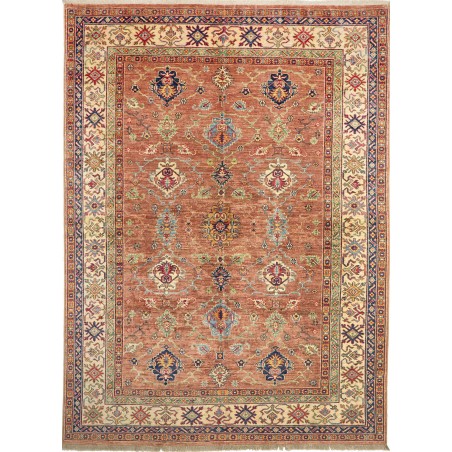 Tappeto Kazak Fine Pakistan marrone rosso 183x244