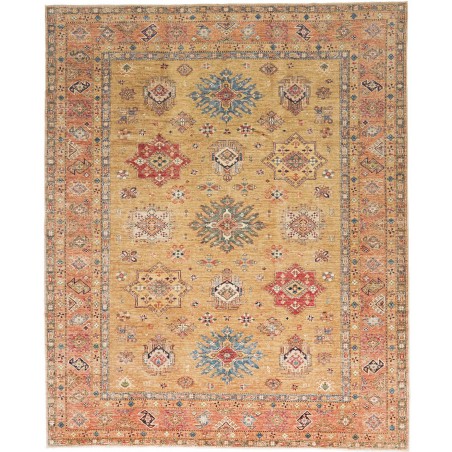 Tappeto Kazak Fine Pakistan marrone grigio 254x307