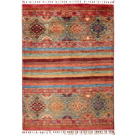Tappeto Samarkand Pakistan rosso marrone 82x123
