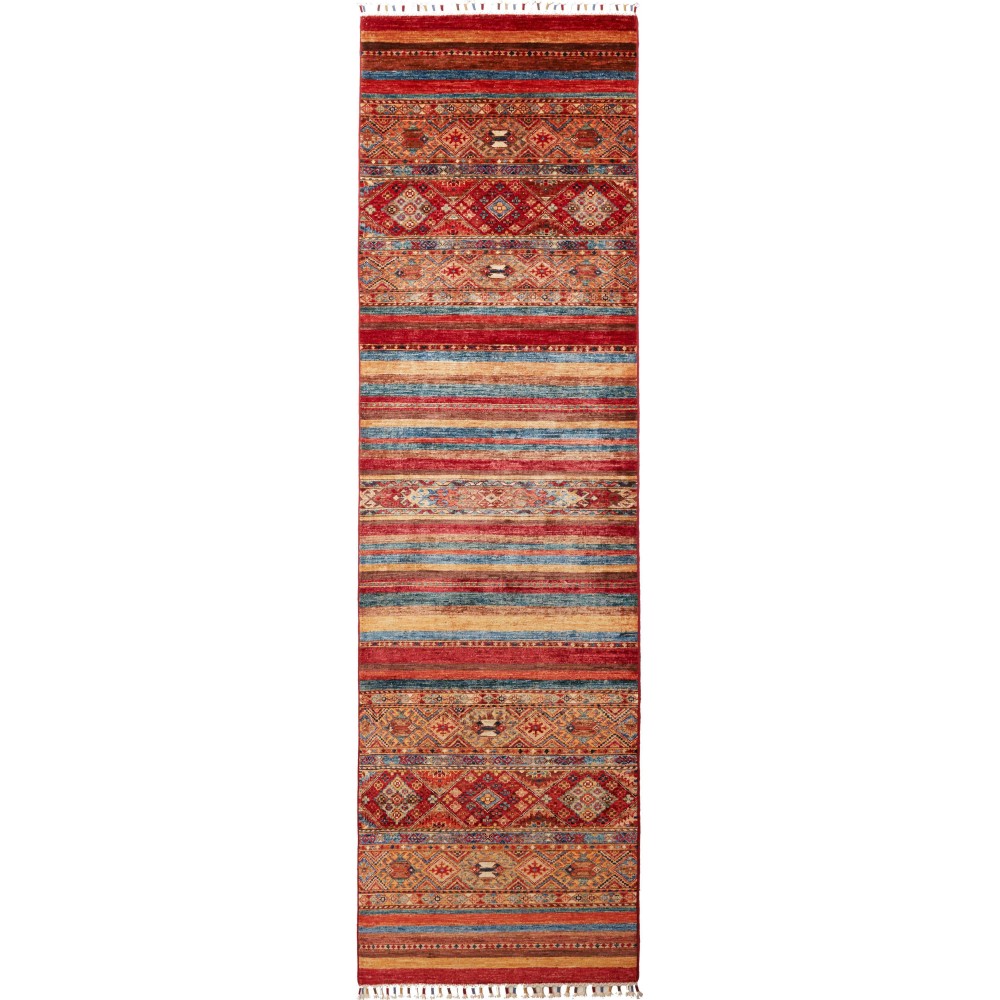 Tappeto Samarkand Pakistan marrone arancione 83x293