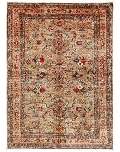 Tappeto Kazak Fine Pakistan marrone blu 175x240