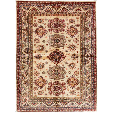 Tappeto Kazak Fine Pakistan marrone grigio 174x238