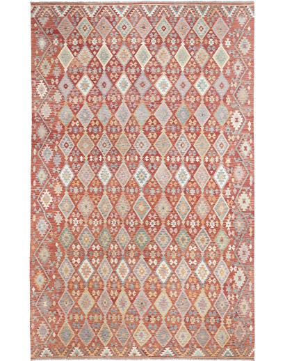Tappeto Kilim Afghanistan marrone bianco 304x496