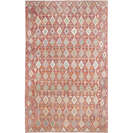 Tappeto Kilim Afghanistan marrone bianco 304x496