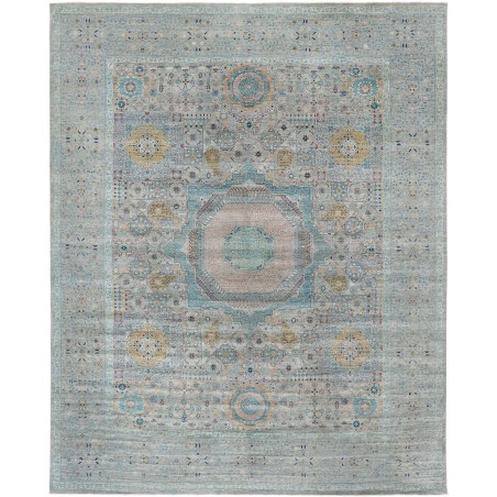 Tappeto Mamlouk Pakistan azzurro 391x490
