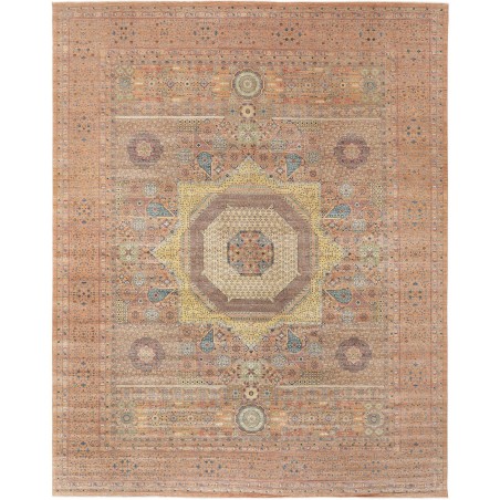 Tappeto Mamlouk Pakistan marrone bianco 372x463
