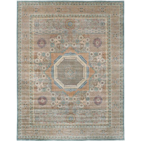 Tappeto Mamlouk Pakistan marrone bianco 355x463