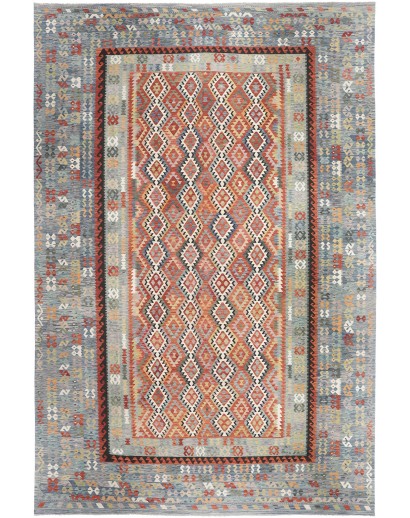Tappeto Kilim Afghanistan marrone 403x601