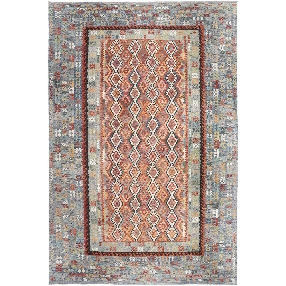 Tappeto Kilim Afghanistan marrone 403x601