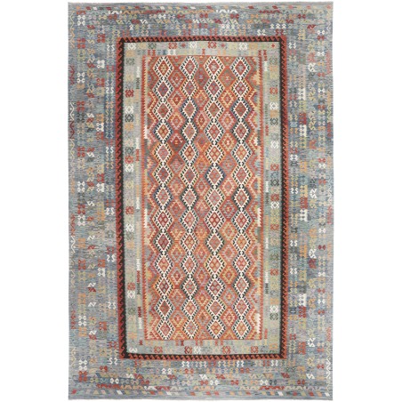 Tappeto Kilim Afghanistan marrone 403x601
