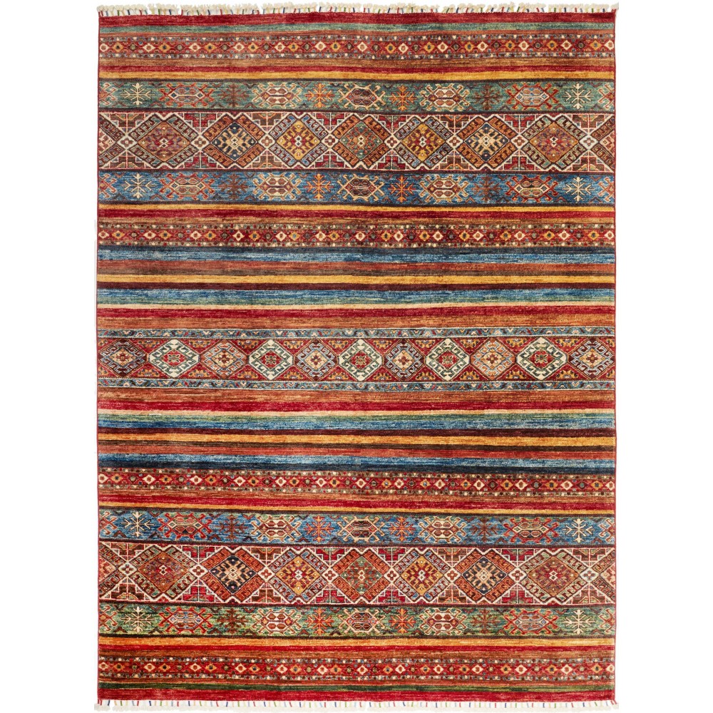 Tappeto Samarkand Pakistan marrone giallo 179x237